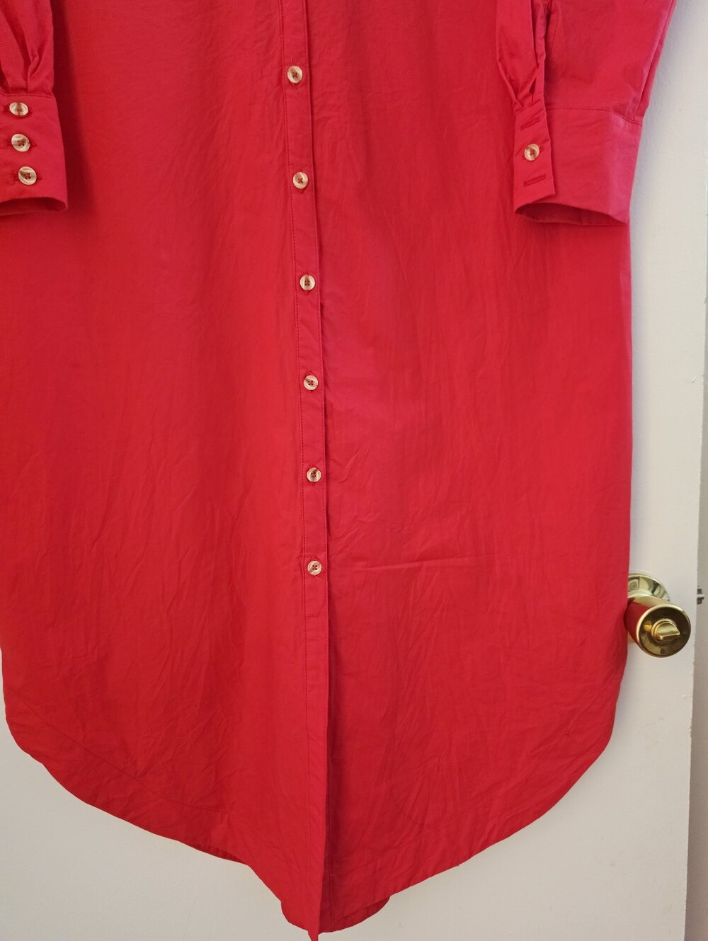 The Soren Long-Sleeve Shirt Dress by Maeve from Anthropologie. - Picture 7 of 9